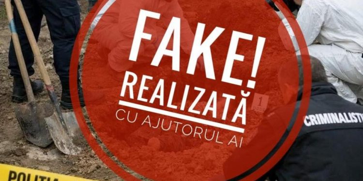 Avertisment al Poliţiei Române: O fotografie distribuită masiv în urma crimei din Timiş e realizată 100% cu inteligenţa artificială