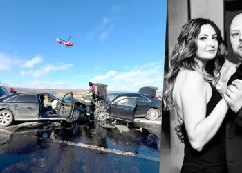 VIDEO Tragedie uriașă pe o șosea din Iași - Un om de afaceri și soția sa însărcinată au murit. Nici copilul nu a supraviețuit