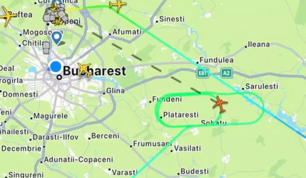 Avion cu 186 de oameni la bord, întors de urgenţă pe Otopeni. A fost activat planul de intervenţie
