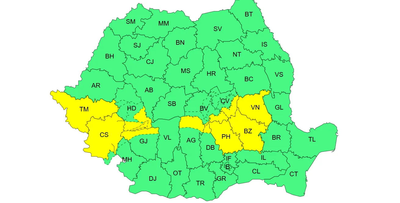 harta meteo 5 febr. 2026