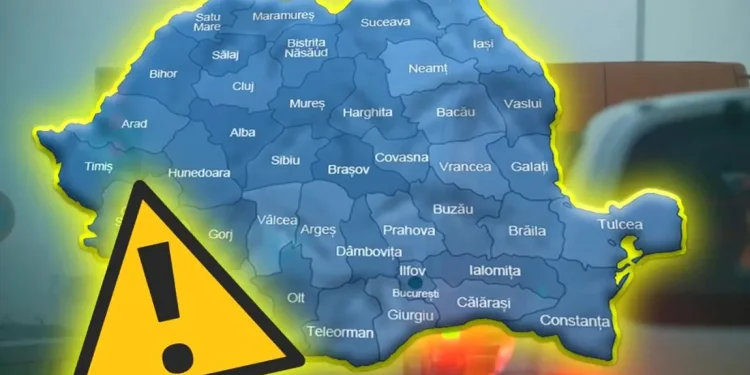ANM anunță vreme severă în toată țara: ploi torențiale, vijelii și răcire accentuată