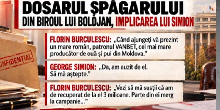 George Simion, în dosarul șpăgarului din biroul lui Bolojan. Stenogramele, prezentate la Realitatea PLUS